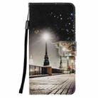 For iPhone 12 Pro Max Painting Horizontal Flip Leather Case with Holder & Card Slot & Lanyard(Cityscape) - 2