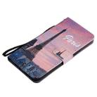For iPhone 12 Pro Max Painting Horizontal Flip Leather Case with Holder & Card Slot & Lanyard(Eiffel Tower) - 6