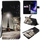 For Samsung Galaxy Note 20 Ultra Painting Horizontal Flip Leather Case with Holder & Card Slot & Lanyard(Cityscape) - 1