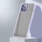 X-level Mirror Series TPU Silicone + Mirror Protective Case For iPhone 12 Pro Max(Tea Black) - 1