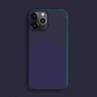 X-level Fancy Series Liquid Silicone Full Coverage Protective Case For iPhone 12 Pro Max(Blue) - 1