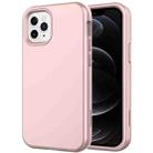 Shockproof PC + TPU Protective Case For iPhone 12 / 12 Pro(Rose Gold) - 1