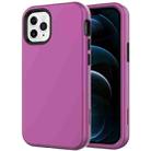 Shockproof PC + TPU Protective Case For iPhone 12 Pro Max(Dark Purple) - 1