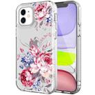 For iPhone 12 mini Shockproof Electroplating IMD Protective Case (GWL005BL Flower) - 1