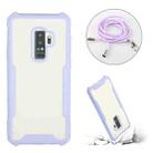 For Samsung Galaxy S9 Acrylic + Color TPU Shockproof Case with Neck Lanyard(Purple) - 2