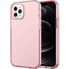 Shockproof Transparent Protective Case For iPhone 12 / 12 Pro(Pink) - 1