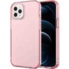 Shockproof Transparent Protective Case For iPhone 12 Pro Max(Pink) - 1