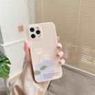 For iPhone 11 Pro Max Water Sticking TPU Shockproof Protective Case (Flowers) - 1