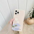 For iPhone 12 Pro Max Water Sticking TPU Shockproof Protective Case(Flowers) - 1