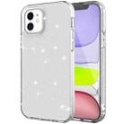 For iPhone 12 mini Transparent Glitter Powder Protective Case (Transparent) - 1