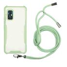 For vivo V17 (Indian Version) Acrylic + Color TPU Shockproof Case with Neck Lanyard(Avocado) - 1