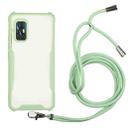 For vivo V19 (Indian Version) Acrylic + Color TPU Shockproof Case with Neck Lanyard(Avocado) - 1