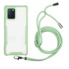 For vivo Y20 / Y20i Acrylic + Color TPU Shockproof Case with Neck Lanyard(Avocado) - 1