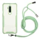 For OnePlus 7 Pro Acrylic + Color TPU Shockproof Case with Neck Lanyard(Avocado) - 1