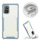 For OnePlus 8T Acrylic + Color TPU Shockproof Case with Neck Lanyard(Milk Grey) - 4