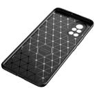 For Huawei nova 8 5G Carbon Fiber Texture Shockproof TPU Case(Black) - 3