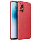 For Huawei nova 8 5G Litchi Texture TPU Shockproof Case(Red) - 1