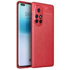 For Huawei nova 8 Pro 5G Litchi Texture TPU Shockproof Case(Red) - 1