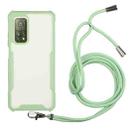 For Xiaomi Mi 10T / 10 Pro / Redmi K30S Acrylic + Color TPU Shockproof Case with Neck Lanyard(Avocado) - 1