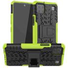 For LG K92 5G Tire Texture Shockproof TPU+PC Protective Case with Holder(Green) - 1