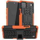 For LG K92 5G Tire Texture Shockproof TPU+PC Protective Case with Holder(Orange) - 1