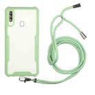 For Huawei Y7p Acrylic + Color TPU Shockproof Case with Neck Lanyard(Avocado) - 1
