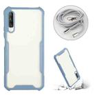 For Huawei Y9s Acrylic + Color TPU Shockproof Case with Neck Lanyard(Milk Grey) - 2