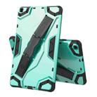 For Samsung Galaxy Tab A 8.0 (2019) / T290 / T295 Escort Series TPU + PC Shockproof Protective Case with Holder(Mint Green) - 1