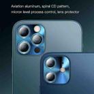 For iPhone 12 mini TOTUDESIGN AB-065 Armor Series Aluminum Alloy Tempered Glass Integrated Lens Film(Blue) - 3