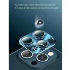 For iPhone 12 mini TOTUDESIGN AB-065 Armor Series Aluminum Alloy Tempered Glass Integrated Lens Film(Blue) - 4