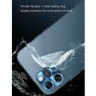 For iPhone 12 TOTUDESIGN AB-065 Armor Series Aluminum Alloy + Tempered Glass Integrated Lens Film(Blue) - 6