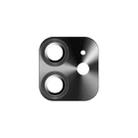 For iPhone 12 TOTUDESIGN AB-065 Armor Series Aluminum Alloy + Tempered Glass Integrated Lens Film(Black) - 1