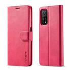 For Xiaomi Mi 10 5G / Mi 10T Pro 5G LC.IMEEKE Calf Texture Horizontal Flip Leather Case with Holder & Card Slots & Wallet(Red) - 1