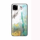 For iPhone 11 Pro Max Marble Glass Protective Case(Flying Gigeon) - 1