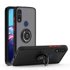 For Motorola Moto E7 (2020) Q Shadow 1 Generation Series TPU + PC Protective Case with 360 Degrees Rotate Ring Holder(Black + Red) - 1