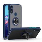 For Motorola Moto E7 (2020) Q Shadow 1 Generation Series TPU + PC Protective Case with 360 Degrees Rotate Ring Holder(Royal Blue + Light Blue) - 1