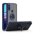 For Motorola Moto E7 (2020) Q Shadow 1 Generation Series TPU + PC Protective Case with 360 Degrees Rotate Ring Holder(Royal Blue + Red) - 1