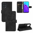 For Cubot X30 Solid Color Skin Feel Magnetic Buckle Horizontal Flip Calf Texture PU Leather Case with Holder & Card Slots & Wallet(Black) - 1
