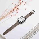 Genuine Leather Watch Band For Apple Watch Ultra 49mm / Series 8&7 45mm / SE 2&6&SE&5&4 44mm / 3&2&1 42mm(Grey) - 7