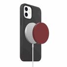 Magsafe Wireless Charger Silicone Protective Case(Wine Red) - 1
