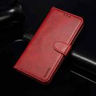 For Huawei P smart 2021 GUSSIM Business Style Horizontal Flip Leather Case with Holder & Card Slots & Wallet(Red) - 1