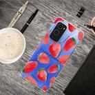 For OnePlus 9 Colored Drawing Pattern Highly Transparent TPU Protective Case(Love Strawberry) - 2