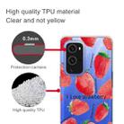 For OnePlus 9 Colored Drawing Pattern Highly Transparent TPU Protective Case(Love Strawberry) - 4
