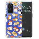 For OnePlus 9 Pro Colored Drawing Pattern Highly Transparent TPU Protective Case(Corgi) - 1