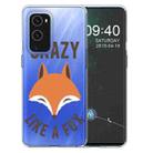 For OnePlus 9 Pro Colored Drawing Pattern Highly Transparent TPU Protective Case(Fox Head) - 1