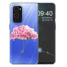 For OnePlus 9 Pro Colored Drawing Pattern Highly Transparent TPU Protective Case(Flower Umbrella) - 1
