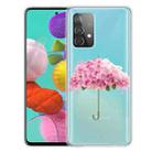 For Samsung Galaxy A32 5G Colored Drawing Pattern Highly Transparent TPU Protective Case(Flower Umbrella) - 1