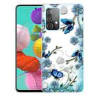 For Samsung Galaxy A52 5G / 4G Colored Drawing Pattern Highly Transparent TPU Protective Case(Chrysanthemum Butterfly) - 1