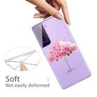For Samsung Galaxy S21 5G Colored Drawing Pattern Highly Transparent TPU Protective Case(Flower Umbrella) - 3
