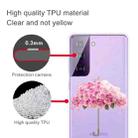 For Samsung Galaxy S21 5G Colored Drawing Pattern Highly Transparent TPU Protective Case(Flower Umbrella) - 4